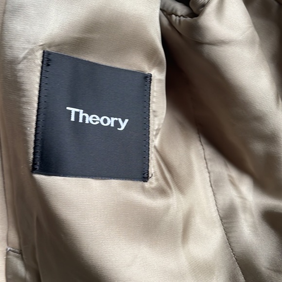 Theory khaki blazer. Size 40R - Picture 2 of 2